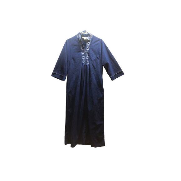 VINTAGE Sears WOMEN'S Navy Bleu House DRESS, Size Small - Picture 1 of 14